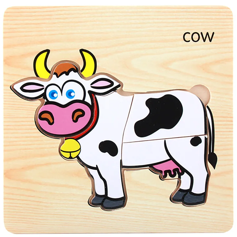 

juguetes wooden toys for children Wooden Lovely Puzzle Educational Developmental Baby Kids Training Toy Gift