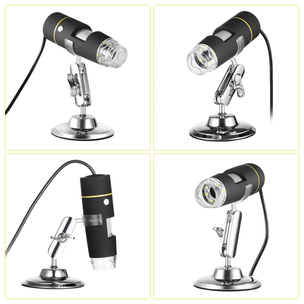 1000X8 светодиодный USB эндоскопия с цифровым микроскопом камера microscopio с функцией OTG увеличительное стекло лупа с подставкой