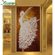 Yogotop 5D алмазная картина полная вышивка танцы грил на заказ Европейский танец горный хрусталь картина Diy Мозаика Искусство большой YY667