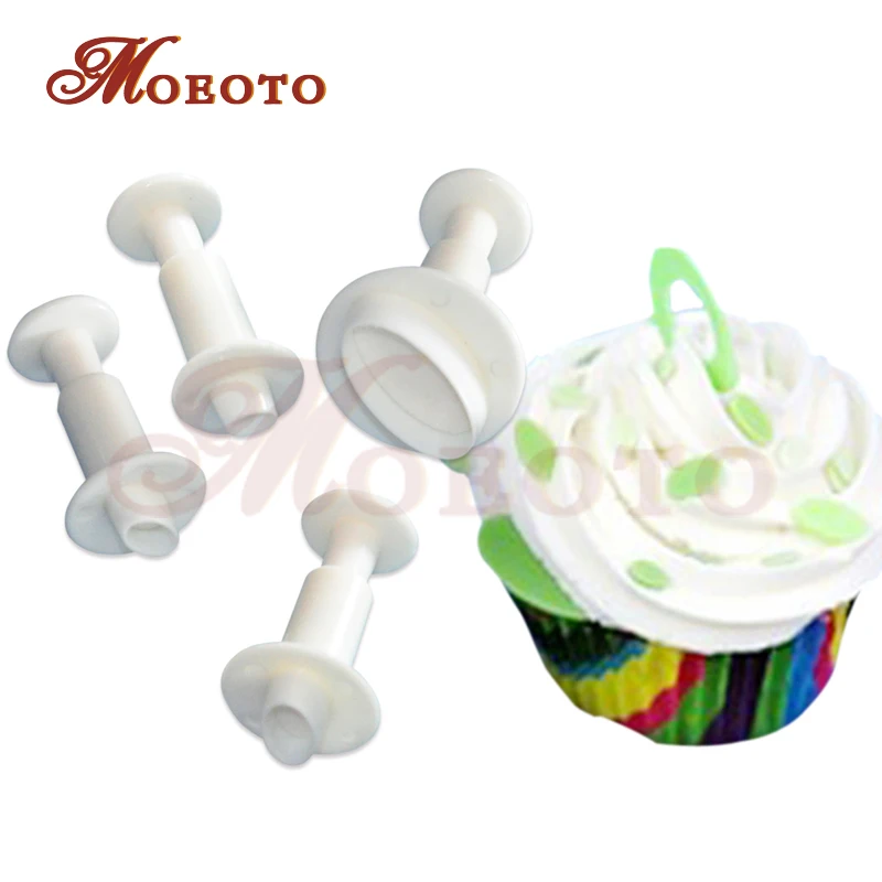 Plastic oval fondant plunger cutters useful cake decorating tools cake