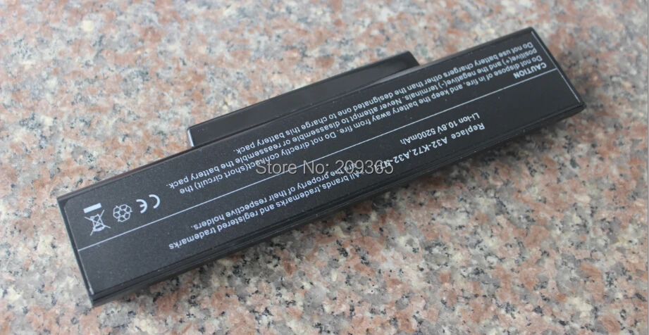 Аккумулятор для ноутбука Asus K72 K72F K72D K72DR K73 K73SV K73S K73E N73SV X72 X73 N71|laptop battery|battery for asuslaptop