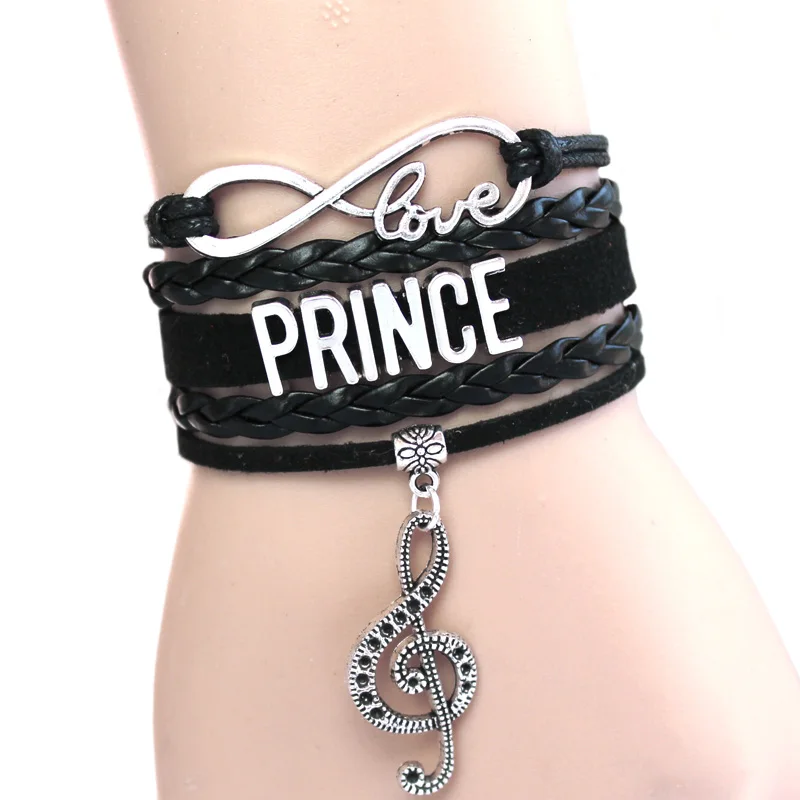Новое поступление браслет Infinity Love Prince музыкальный с шармами Браслет фиолетовый