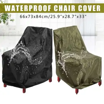 

Dustproof Waterproof Chair Cover Heavy Duty Dust Rain Sofa Cover for Outdoor Yard Garden Patio Furniture Protective Accessories