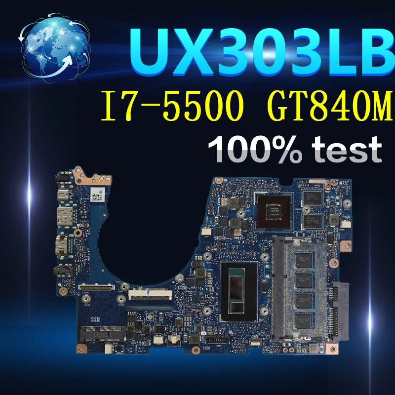  Amazoon UX303LB Laptop motherboard for ASUS UX303LNB UX303LN UX303L Test original mainboard 4GB RAM