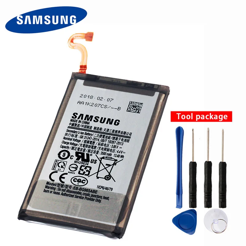 

Original Samsung EB-BG965ABE Battery For Samsung GALAXY S9 Plus G9650 S9+ G965F Rated 5.0 /5 base 3500mAh