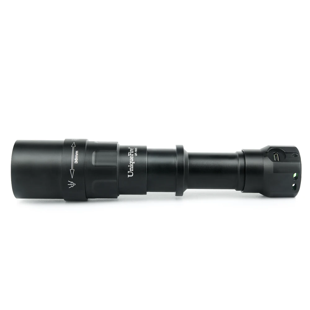 

UniqueFire 1605 Zoomable 38mm lens Infrared 850nm Flashlight 3 Modes Night Vision torch USB Rechargeable For outdoor Hunting