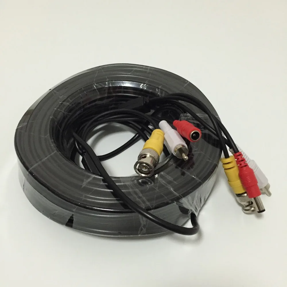 50FT/65FT/100FT CCTV All-In-One RCA Audio & BNC RCA Video & Power Cable for Security AHD TVI CVI 1080P HD Camera DVR Systems Use 50FT/65FT/100FT CCTV All-In-One RCA Audio & BNC RCA Video & Power Cable for Security AHD TVI CVI 1080P HD Camera DVR Systems Use