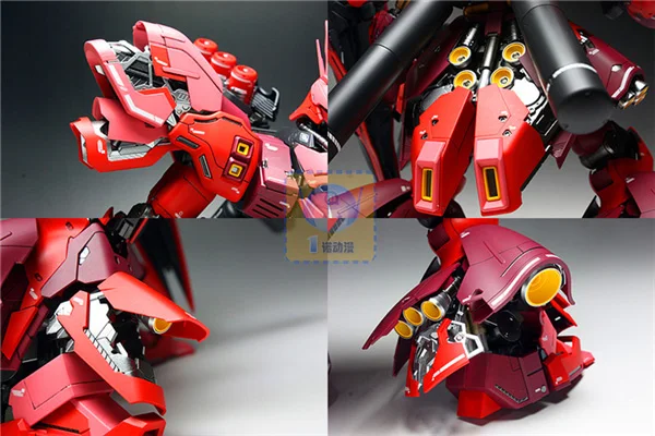 Японская Bandai оригинальная модель Gundam MG 1/100 SAZABI NEO ZEON MSN-04 Ver. Ka модель робота Unchained мобильный костюм детские игрушки