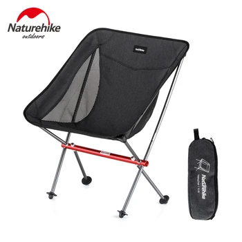 

Naturehike Lightweight Outdoor Compact Aluminum Folding Camping Chair Fold Up Fishing Chair Foldable Picnic Chair Sports Chair