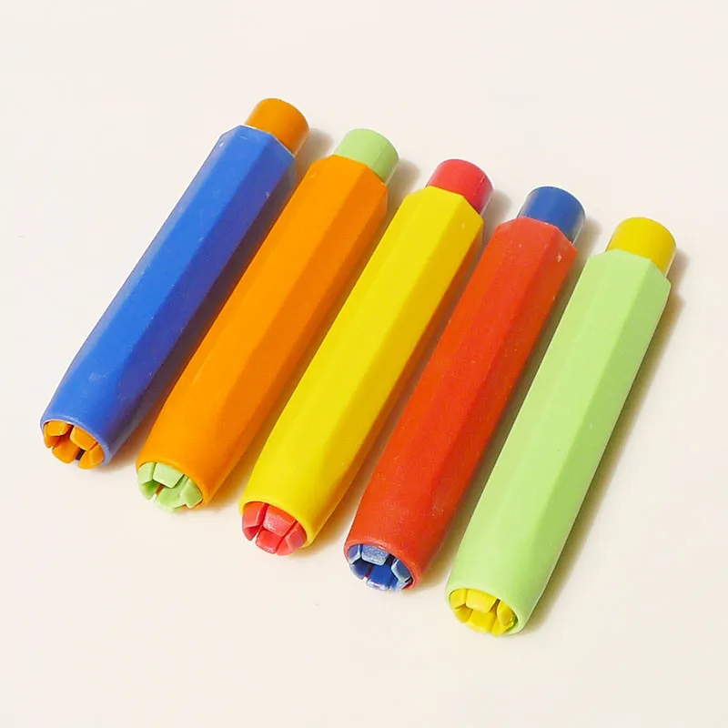 

New 10PCS Dustless Kids Chalk Holder Pen Health Non-toxic Chalk Clip Study Good Helper for Students Teacher Factory Direct Gift