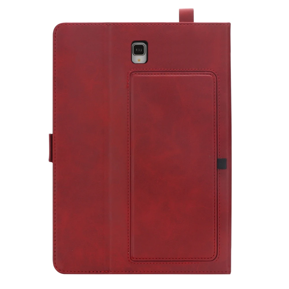 Чехол-книжка для Samsung Galaxy Tab S4 10,5 2018 SM-T830/T835/T837 Двойной опора кожа Kickstand Авто Wake & Sleep Smart Cover