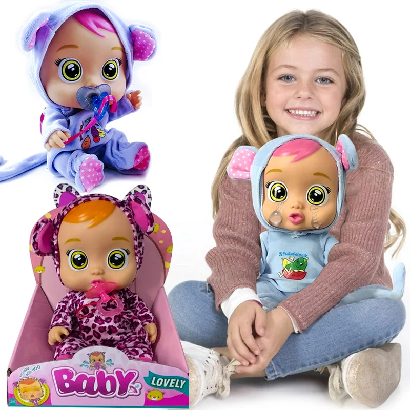 

Music Cry Babies Magic Tears Silicone Reborn Baby Dolls Baby Alive Birthday Gifts Plush Toys for Girl