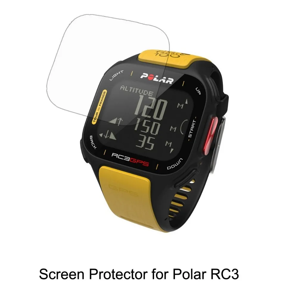 

3* Clear LCD PET Film Anti-Scratch Screen Protector Cover for Polar RC3