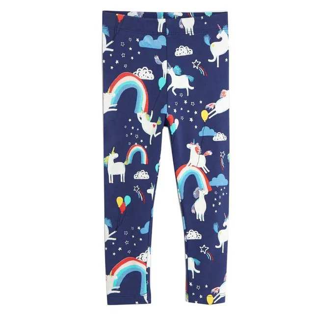 Unicorn Print Leggings for Girls Unilovers