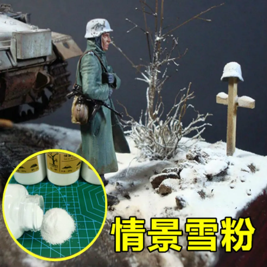 snow model train layout (1)