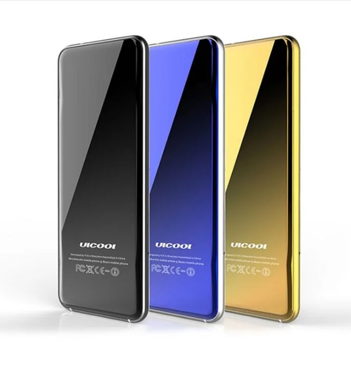 ULCOOL V66 V66PLUS роскошный Сверхтонкий мини телефон для карт с MP3 плеером Bluetooth 1 67 дюйма
