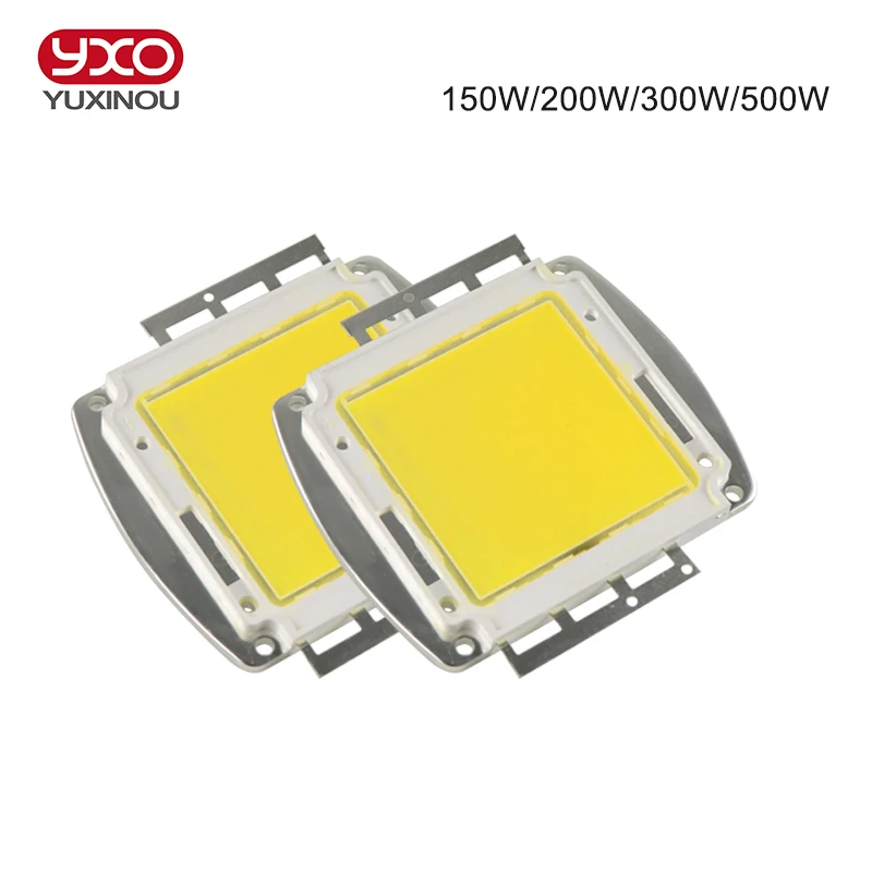 Высокомощный светодиодный чип COB 150 Вт 200 Вт 300 Вт 500 Вт натуральный холодный теплый белый 380-840NM светодиодный чип для выращивания светодиодный светильник