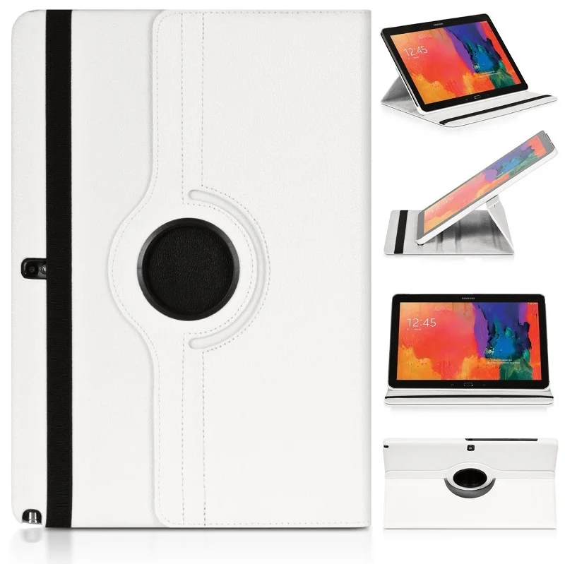 

360 Rotating PU Leather Case for Samsung Galaxy Note 10.1" 2012 GT-N8000 N8000 N8010 N8020 Tablet Cover Sand Holder Funda Capa