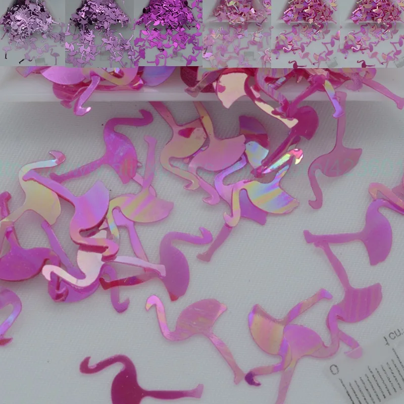 

25g 11*20mm Ostrich Shape Loose Sequins Pailettes For Party Kids Handmade Crafts Scrapbook DIY Decoration Accessories