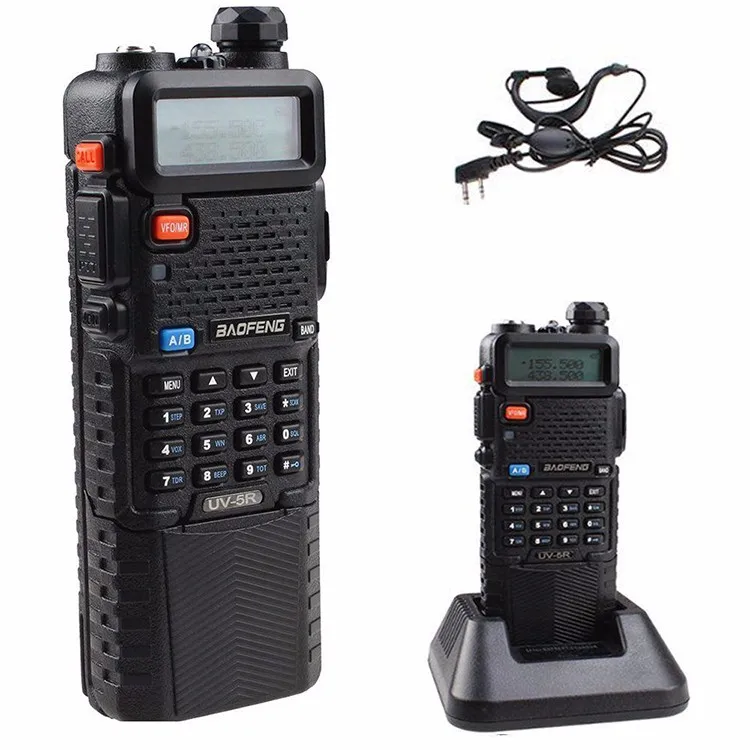 Ham радио hf трансивер BAOFENG UV-5R 3800mAh 136-174/400-520 Mhz двухдиапазонный двухсторонний радио CB walkie talkie Бесплатные гарнитуры