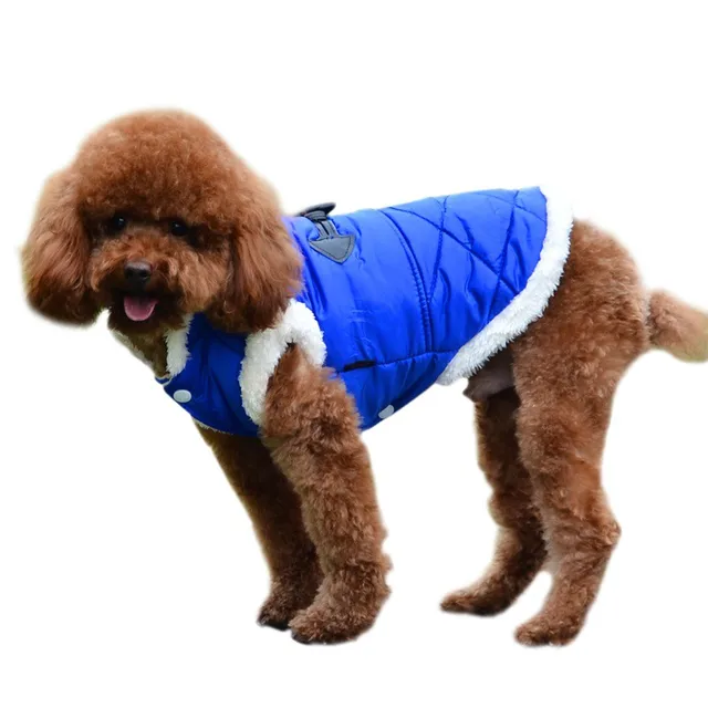 12 Style Winter Pet Puppy Dog Coat Dog clothes Cute Warm Coat Pet Faux Pockets Fur Hoodies Warm