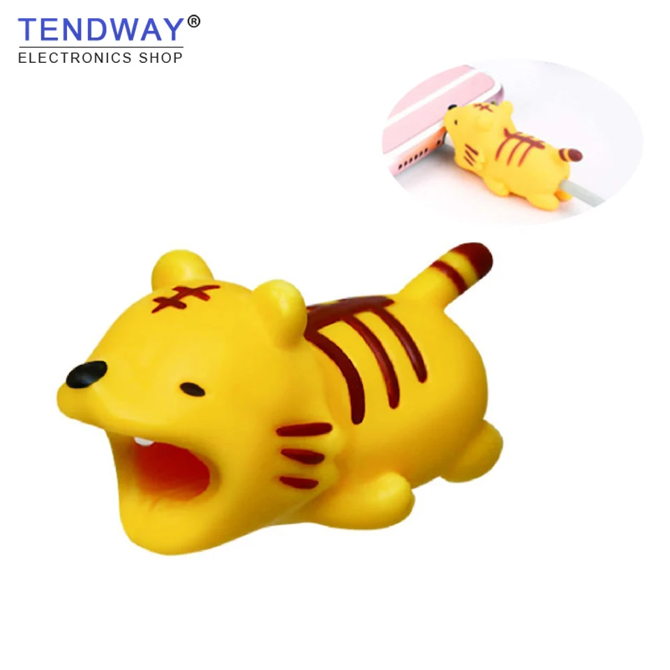 

Tendway Cable bite Saver Chompers Protector Dog Animal for iphone Cable Management Organizer Protector Usb Earphone Accessories