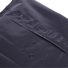 100 шт./лот 28x42 см = 28x38+ 4 см серый черный пакет почтовый из ПВХ Пластик Конверт Экспресс пакеты для перевозок сумки на заказ оптом H0407