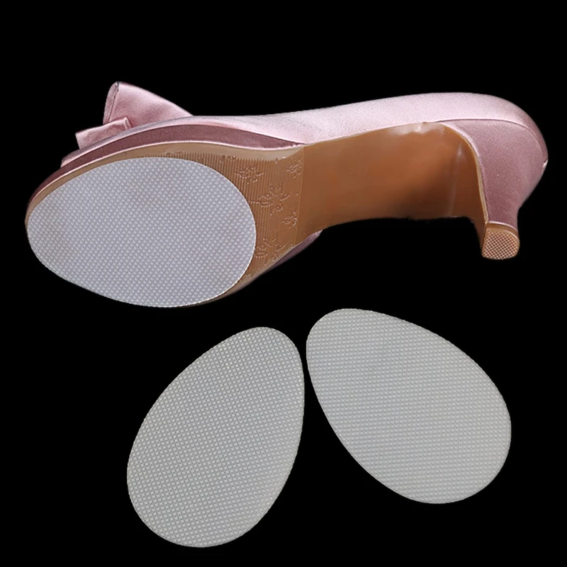 EYKOSI 2 шт. обуви колодки протектор подошвы Нескользящие на высоком каблуке наклейка для переднего отдела стопы самоклеющиеся из смолы в виде