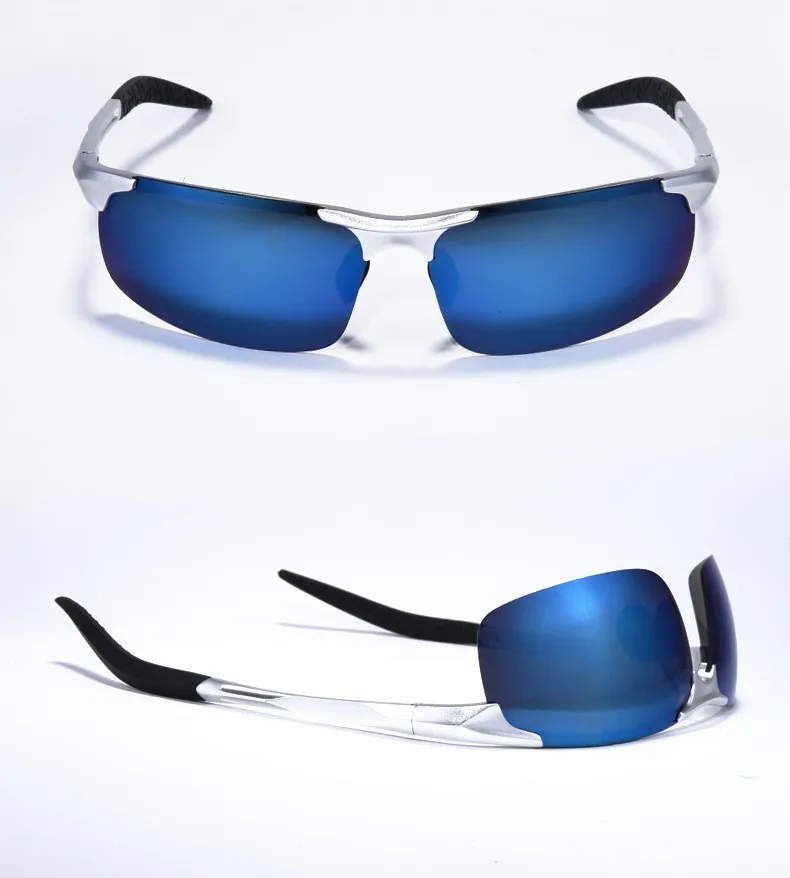 Мужские солнцезащитные очки из алюминиево-магниевого сплава, брендовые, дизайнерские, поляризационные, уличные, для вождения, Uv400, Gafas De Sol Hombre