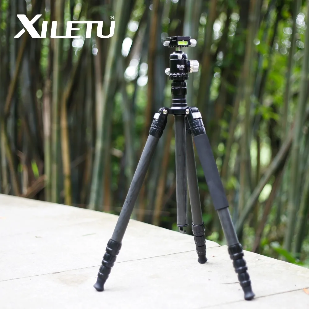 XILETU PA-2C36 Профессиональный сверхмощный штатив из углеродного волокна для камеры для цифровой камеры DSLR с двойной панорамной шаровой головкой