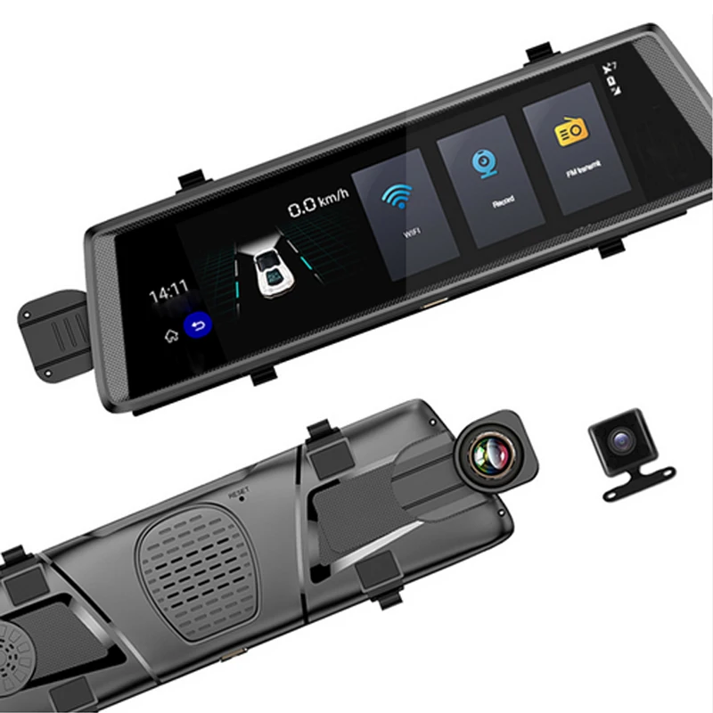 Автомобильные видеорегистраторы QUIDUX V6 10 &quotTouch Android 5 0 GPS навигаторы FHD 1080P camara grabacion