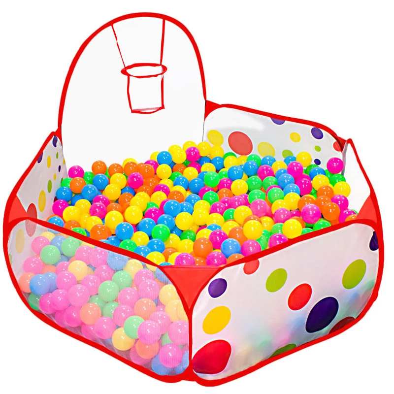 

Foldable Kids Toy Tent For Ocean Balls Baby Play Ball Pool With Basket Outdoor Game Large Tent for Kids Children Ball