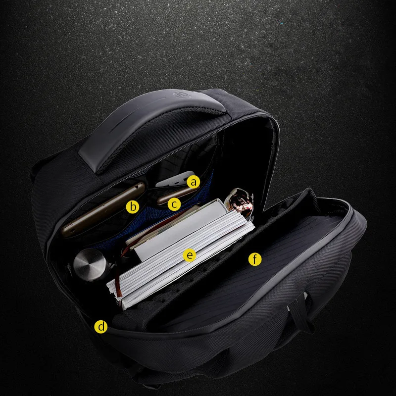 Puerto de carga USB externo impermeable Mochila hombres 15,6 pulgadas Bolsa de ordenador paquete Anti robo Mochila cuaderno de viaje Mochila Puerto de carga USB externo impermeable Mochila hombres 15,6 pulgadas Bolsa de ordenador paquete Anti robo Mochila cuaderno de viaje Mochila