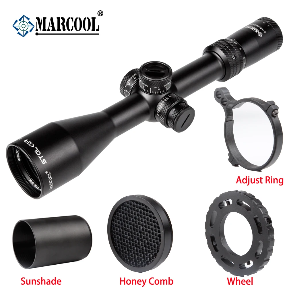 Коллиматорный оптический прицел Marcool Optics 3 18X50 FFP HD с красной подсветкой 1/10 MIL 6