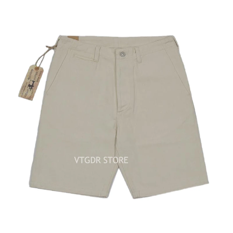 BOB DONG 13 унций кремовый хлопковый Халл джинсовые повседневные шорты винтажные брюки натуральные