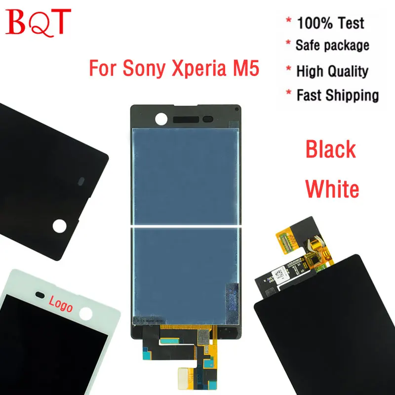 

100% Test Lcd Screen Display With Touch Screen Digitizer Assembly For Sony Xperia M5 E5663 LCD Best Quality