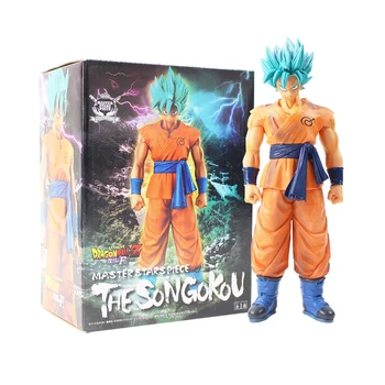 

Dragon Ball Z Super Saiyan Banpresto Master Stars Piece The Son Gokou Goku Resurrection F PVC Action Figure Collection Model Toy