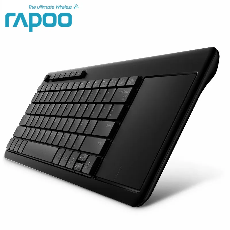

Rapoo K2600 2.4G Wireless Touch Keyboard Slim Keyboards with Big Touch Pad Panel for Smart TV/Laptop/Computer/Tablet