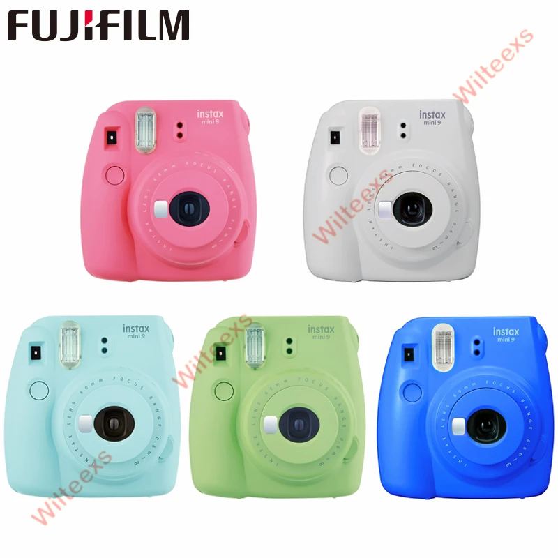 Пленка fuji Instax Mini 9 мгновенная камера fuji+ 20 листов пленки, фото-камера всплывающая линза автоматический замер мини-печать цифровая камера