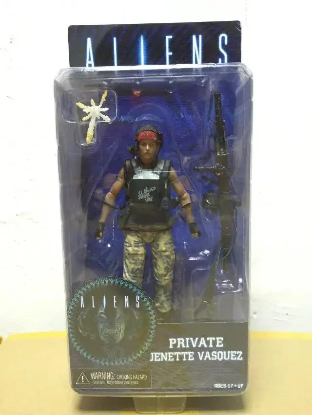 NECA foreign Series 9 Albino Xenomorph Drone in private Ricco Frost Jenet Vasquez ПВХ фигурка Коллекционная модель игрушки 7 18 см