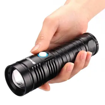 

Led Flashlight USB Rechargeable Strong Light 4 Modes Tactical Torch Portable Aluminum Flashlight Outdoor Camping Flashlamp