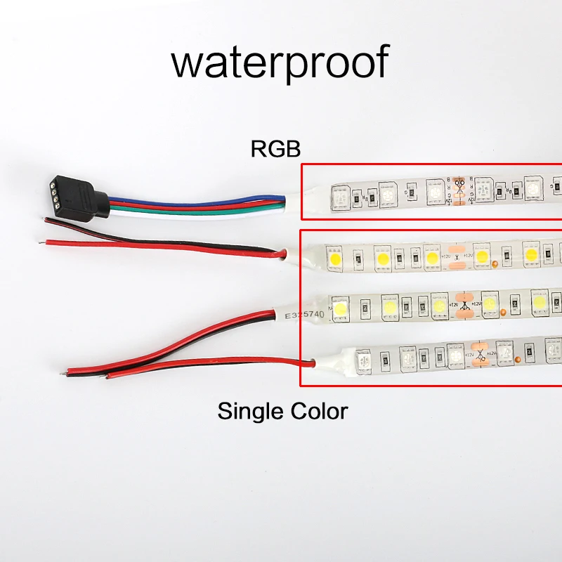 5050 DC12V 30 светодиодов/м 5 м/лот RGB Светодиодная лента не Водонепроницаемая