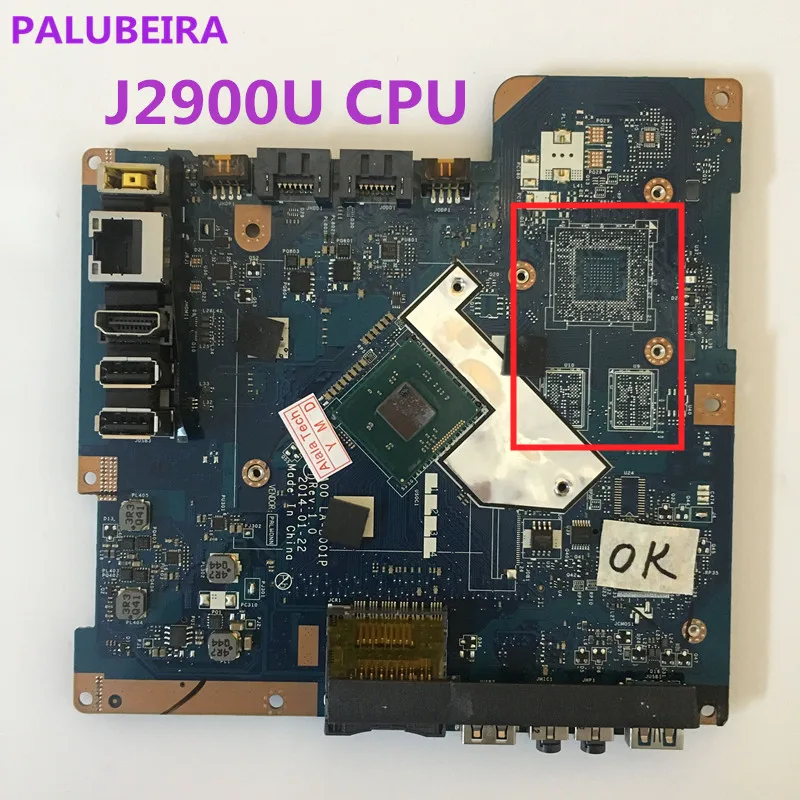 PALUBEIRA motherboard fit for Lenovo C260 WITH J2900U CPU AIO Motherboard ZAA00 LA-B001P Mainboard 100%tested fully work