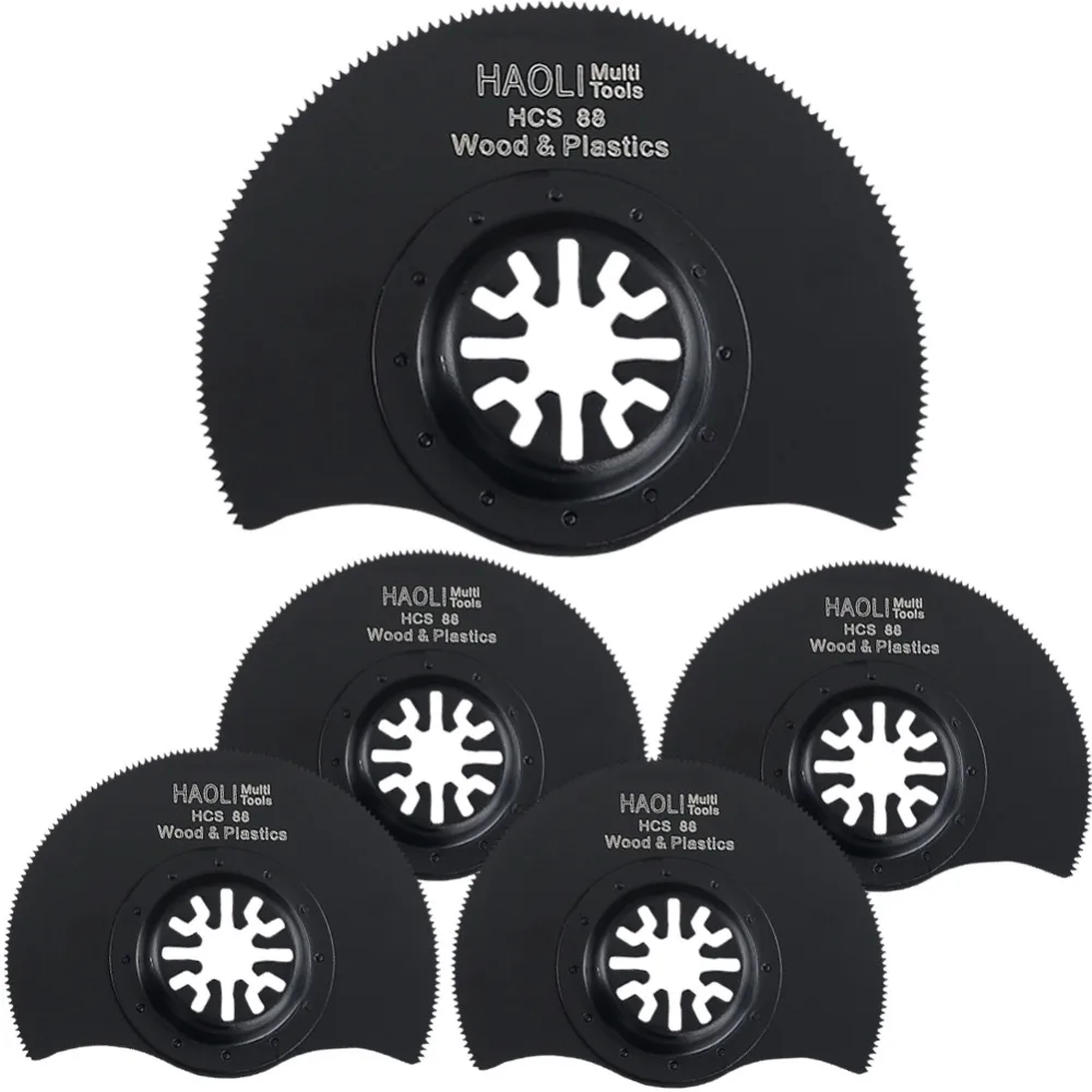 FREE SHIPPING 5 pcs 88mm HCS Flush Segment saw blade fit for Makita,AEG,Fein,Dremel and most