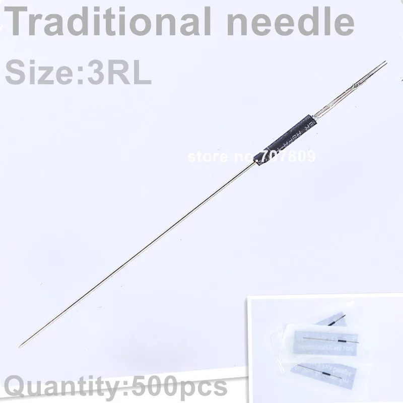

Free Shipping 500pcs/box 3RL Sterilized tattoo needle free shipping tattoo machine needles