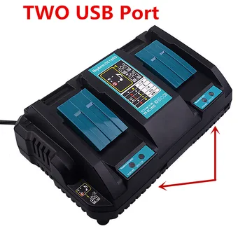

Hot sell 7.2V-18V 4A Li-Ion Fast Battery Charger with USB port For Makita BL1415, 1815, 1830, 1840, 1850, 1845 ,1860 EU plug