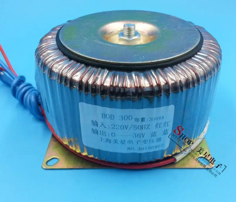 

36V 8.3A Toroidal transformer 300VA 220V copper custom transformer transformer for Monitoring power transformer security