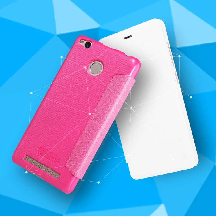 NILLKIN Новый блестящий кожаный чехол для Xiaomi Redmi 3 Pro/Red Rice pro/Xiaomi 3S 5 0 дюймов жемчужно