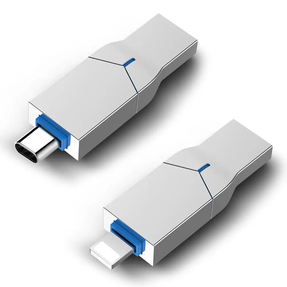 Koop Groothandel Nieuwe 2 in 1 16 32 64 gb Type C USB Disk Flash Drive memory Stick voor iPhone Android