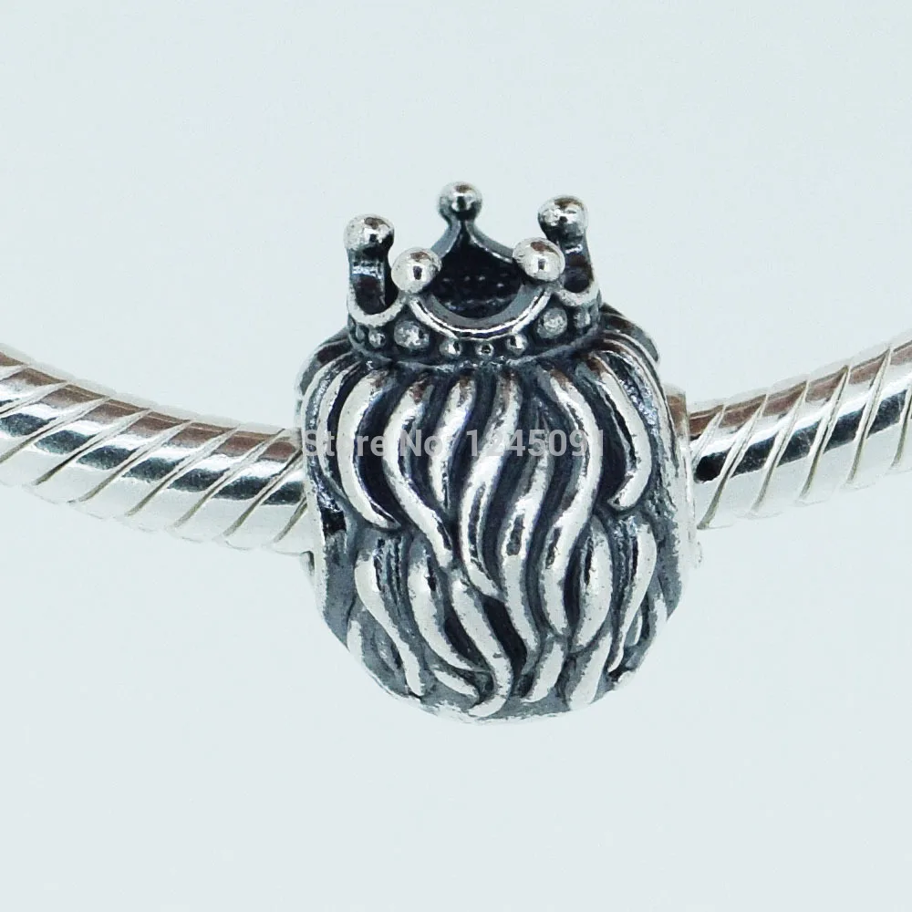 Подходит Pandora шармы браслеты стерлингового серебра ювелирные изделия бусы голова льва